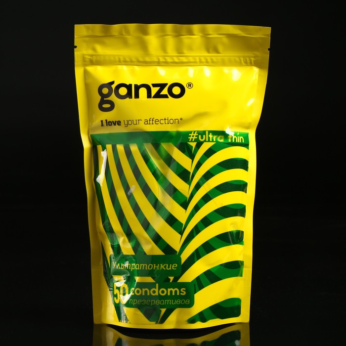Презервативы Ganzo Ultra Thin ультра тонкие, 50 шт.