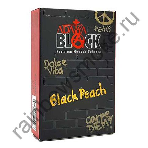 Adalya Black 50 гр - Black Peach (Черный Персик)