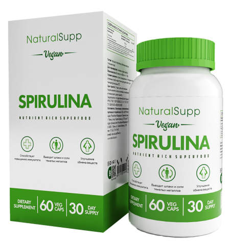 Natural Supp - Spirulina 750 mg