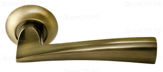 Дверные ручки Rucetti RAP 18 AB Цвет - Античная бронза