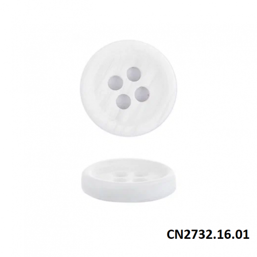 Пуговицы Рубашечные пластик 4 прокола 16L - 10 мм Разные цвета (СN2732.16)