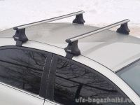 Багажник на крышу Honda Civic 2001-2006, Атлант, аэродинамические дуги