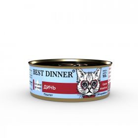Best Dinner Exclusive Vet Profi (Бест Диннер Вет профи для кошек) Дичь 100 г.