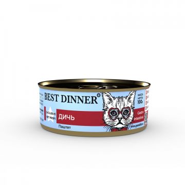 Best Dinner Exclusive Vet Profi (Бест Диннер Вет профи для кошек) Дичь 100 г.