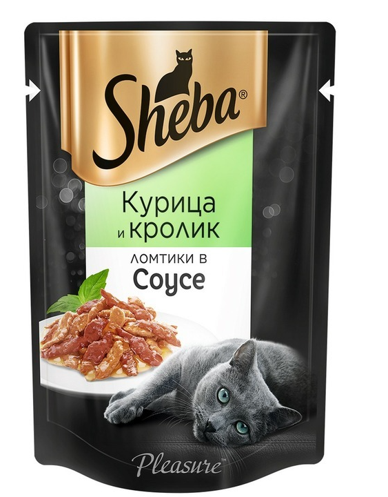 TM Sheba Пауч 75г ломтики в соусе в ассортименте