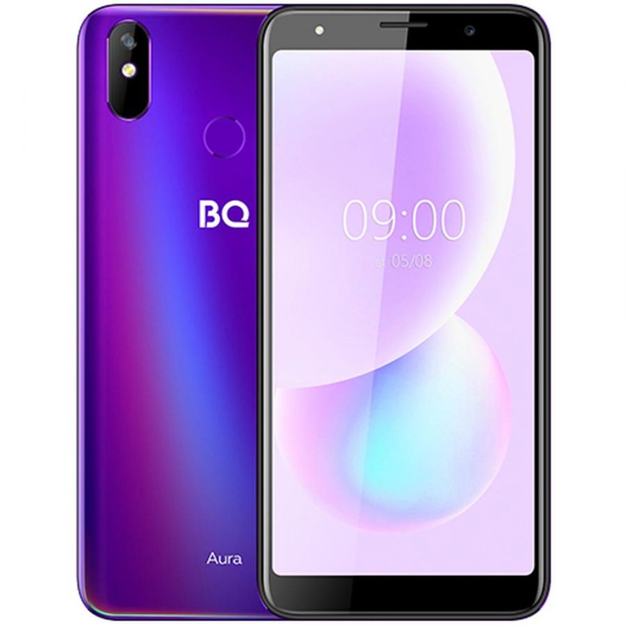 Смартфон BQ 6022G Aura 2/16 ГБ, фиолетовый