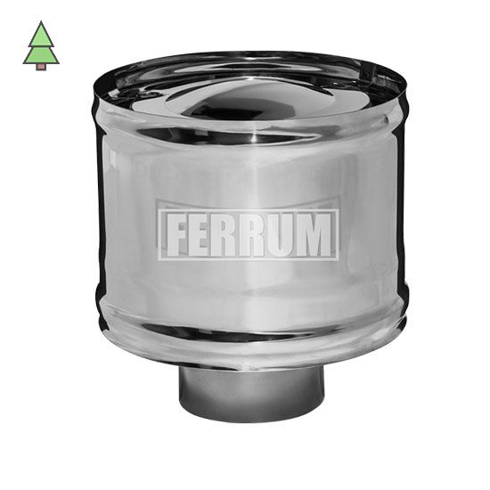 Зонт-Д с ветрозащитой Ferrum 0.5 мм; Диаметр: 100-200 мм