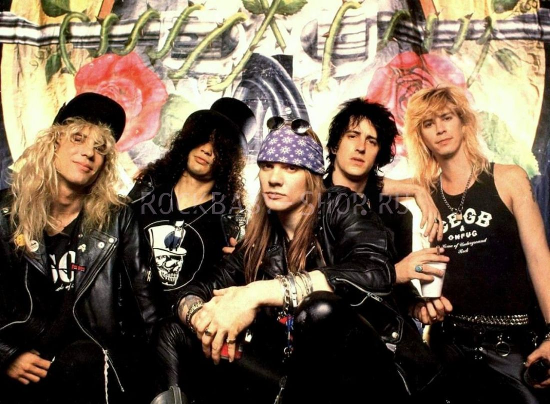 Открытка 10х15см Guns N' Roses