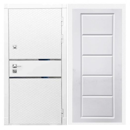 Дверь входная металлическая Армада H15 Белый Софт ФЛ-39 Белый Софт