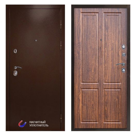 Входная Металлическая Дверь Термодор Termo-door (T.DOOR) Техно Медь Орех стандарт