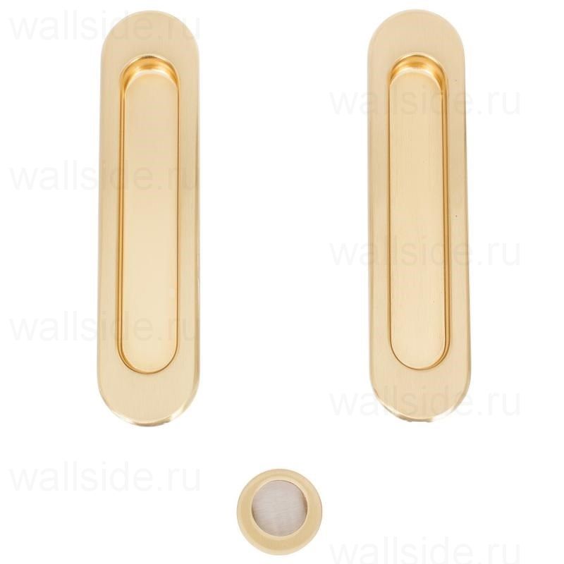 Комплект ручек для раздвижных дверей Armadillo SH010-SG-1 Матовое золото