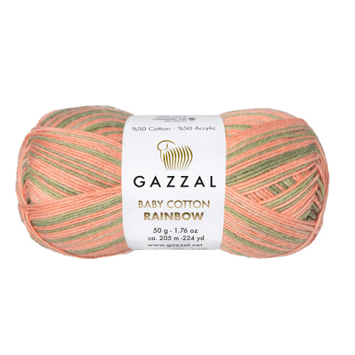 Baby cotton Rainbow (Gazzal) 483