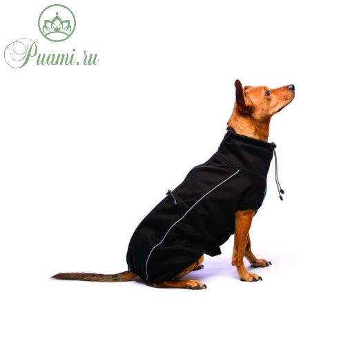 Флисовая куртка Dog Gone Smart Olympia Softshell Puffy, р 22, чёрная