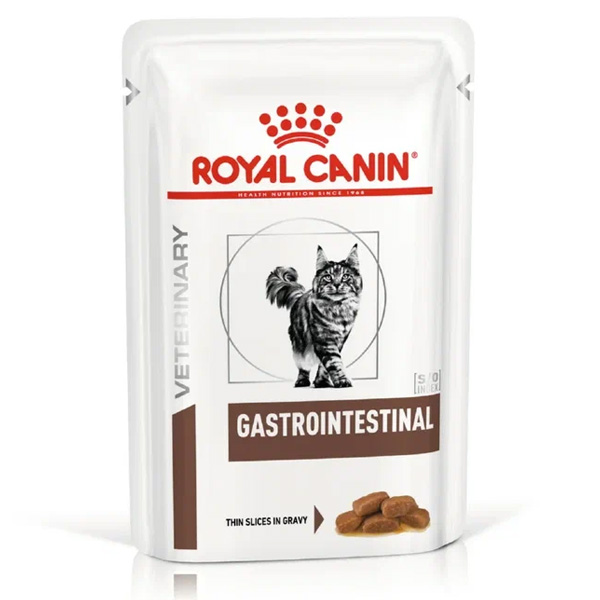 Влажный корм для кошек Royal Canin Gastro Intestinal при проблемах с ЖКТ с птицей 85 г