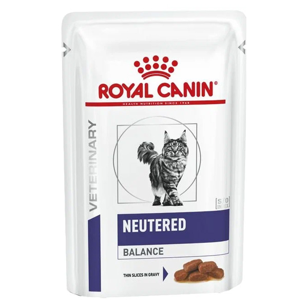 Влажный корм для стерилизованных кошек Royal Canin Neutered Weight Balance мясное ассорти кусочки в соусе