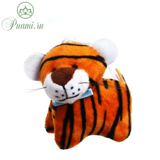 Мягкая игрушка «Тигрс бантом», на подвесе, цвета МИКС