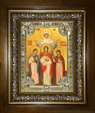 Икона Вера, Надежда Любовь и их матерь София мученицы (18х24)