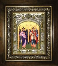 Икона Михаил и Гавриил Архангелы (14х18)
