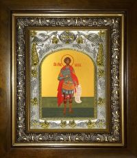 Икона Василиск Команский мученик (14х18)