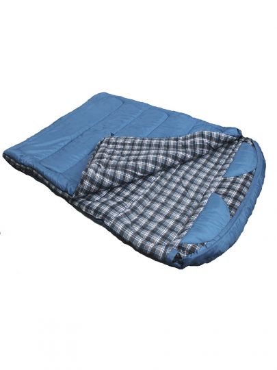 Спальный мешок Чайка Семейный Double двойное одеяло с подголовником 200+30*150 Taffeta 190/Фланель -5/+10
