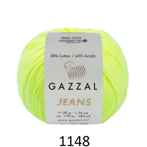 Jeans-GZ (Gazzal) 1148-желтый неон