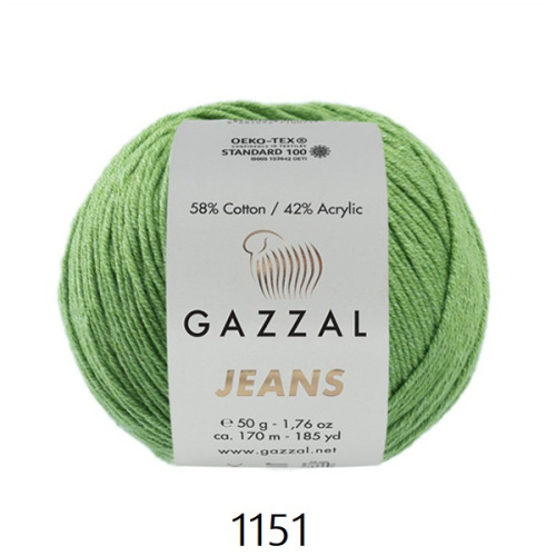 Jeans-GZ (Gazzal) 1151-зелень