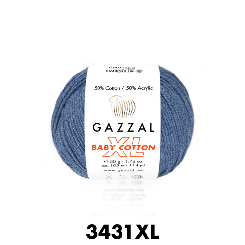 Baby cotton XL (Gazzal) 3431-джинс