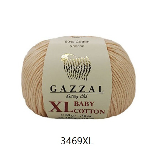 Baby cotton XL (Gazzal) 3469-беж