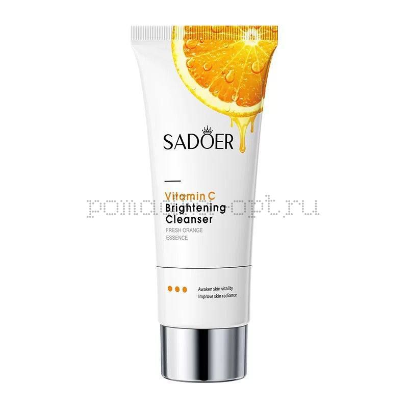 Sadoer Пенка для умывания с Vitamin C Foam Cleansing смягчает и увлажняет кожу