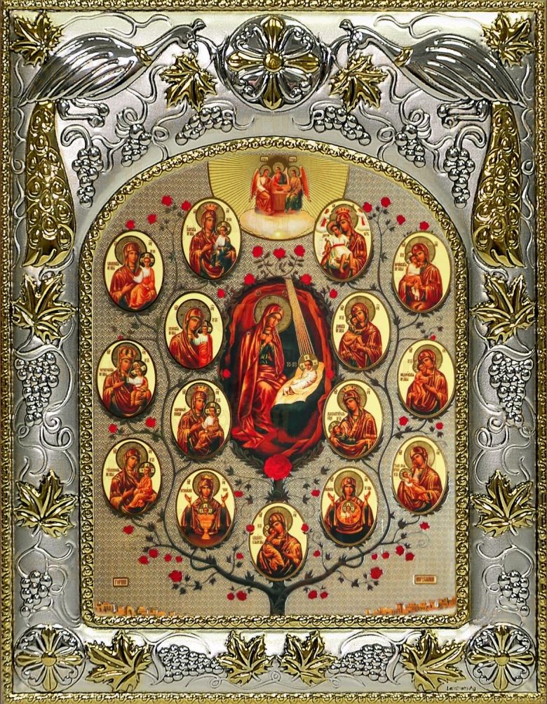 Икона Древо Пресвятой Богородицы (14х18)