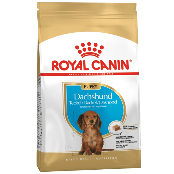 Сухой корм для щенков Royal Canin Dachshund Junior Такса для здоровья костей и суставов 1.5 кг