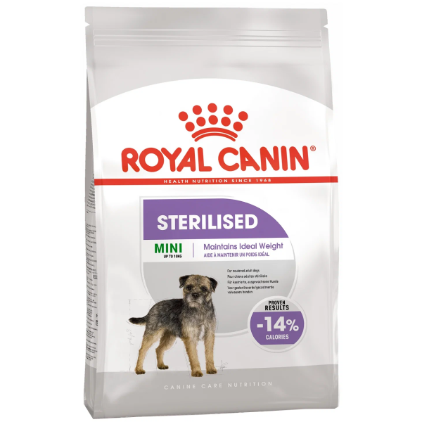 Сухой корм для стерилизованных собак Royal Canin Mini Sterilised при склонности к набору веса 3 кг
