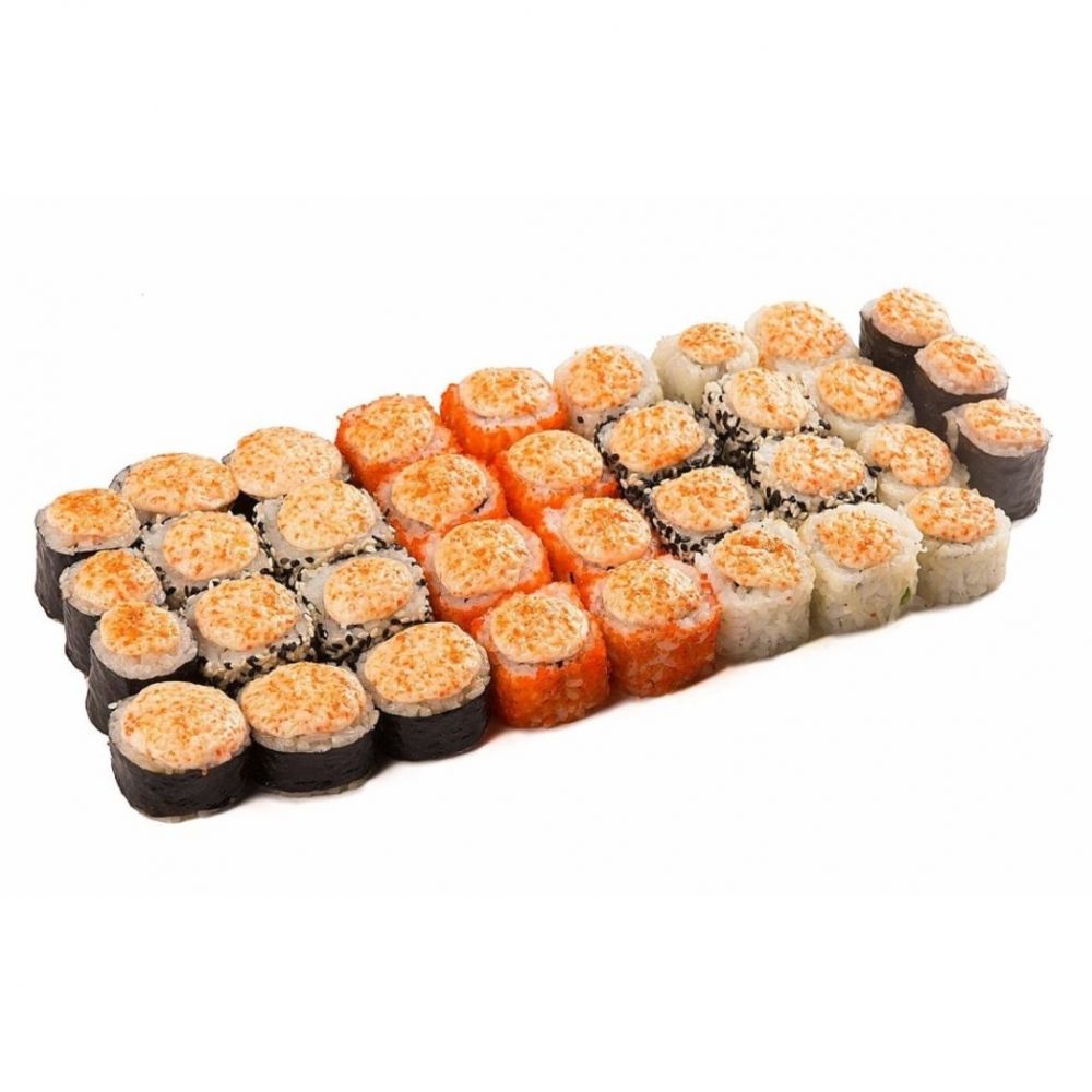 Запеченный набор суши фото 38