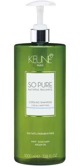 Keune So Pure Шампунь Освежающий/ Cooling Shampoo 1000 мл.