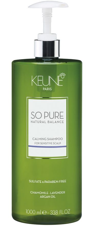 Keune So Pure Шампунь Успокаивающий/ Calming Shampoo 1000 мл.