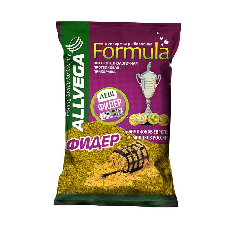 Прикормка ALLVEGA "Formula Feeder Bream" 0,9кг ФИДЕР ЛЕЩ