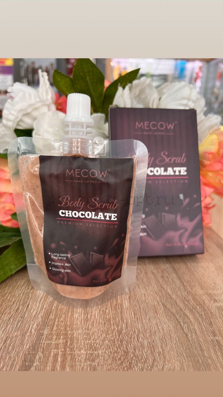 Mecow body scrub chocolate premium selection