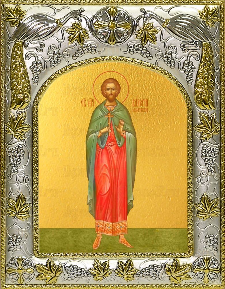 Икона Валерий Мелетинский мученик (14х18)