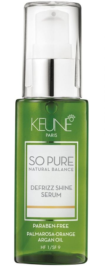 Keune So Pure СПА сыворотка Глянцевый блеск/ Defrizz Shine Serum 50 мл.