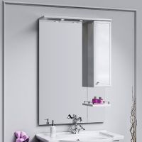 Зеркало-шкаф с подсветкой Aqwella Барселона  80х108 схема 1