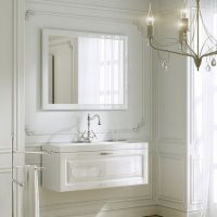 Зеркало в ванную Aqwella Империя 100х80 схема 5