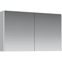 Прямоугольный шкаф-зеркало Aqwella Mobi двухдверный 100х60 схема 1