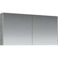 Зеркальный шкаф Aqwella Mobi двухдверный 120х60 схема 3