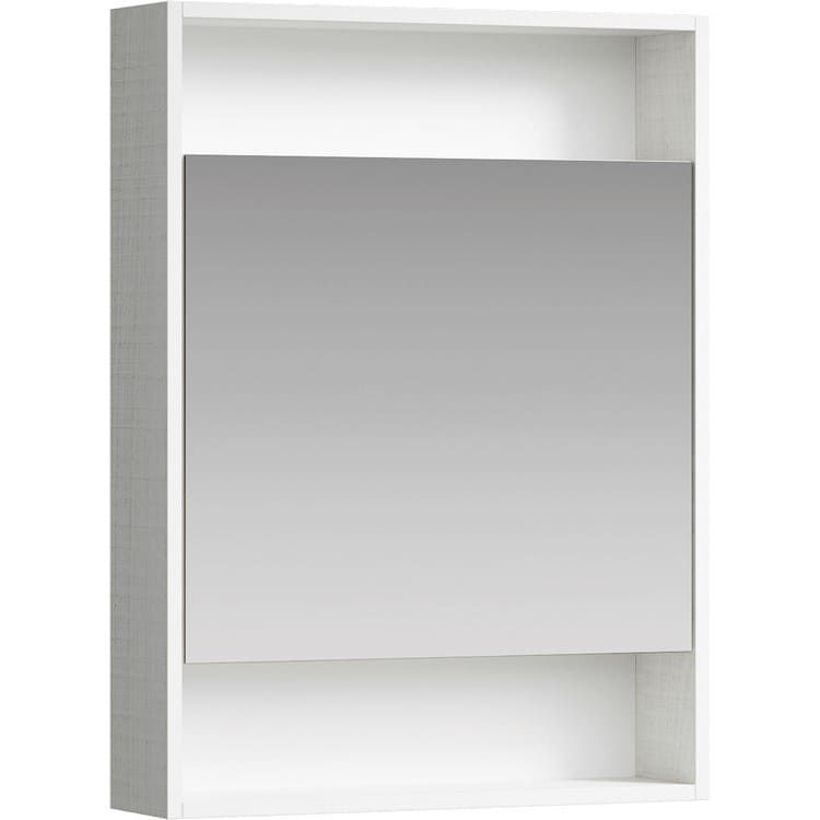 Зеркальный шкаф Aqwella City с одной дверцей 60х80 схема 1