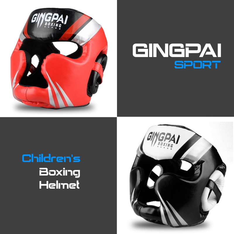 Детский шлем GINGPAI K3RB для единоборств