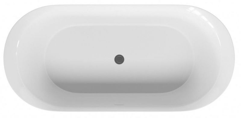 Акриловая ванна Aquanet Family Smart 170x78 88778 Gloss Finish, панель Black matte