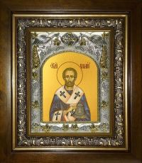 Икона Павлин Милостивый святитель (14х18)