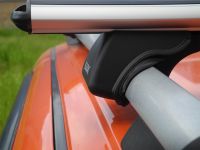 Багажник на рейлинги Лада Гранта универсал / Лада Гранта Кросс - Lux Классик с аэродинамическими дугами (53 мм)