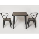 Комплект садовой мебели Стул PC 630/Стол PT-846-1 темно-коричневый, рolywood