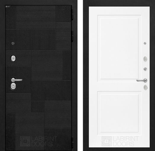 Дверь Входная Лабиринт (LABIRINT) PAZL 11 - Белый софт